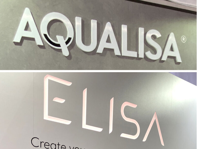 Aqualisa and Elisa ISH Modular Exhibition Stand - Advance Digital Graphics